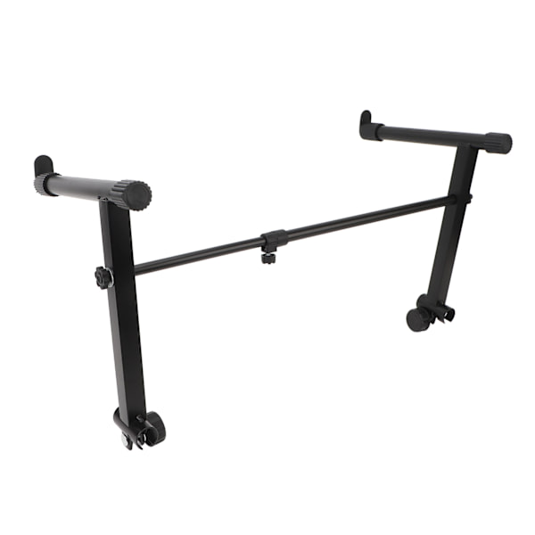 L-formet elektronisk klaverstativforlængeradapter, 2-trins keyboardstativ, 42-75 cm breddejustering