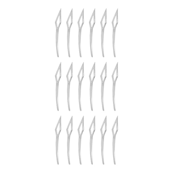18 stk Rhombic Dreadlocks Interlocking Tool Alloy Dreadlocks Tightening Tool Tilbehør for Sisterlocks