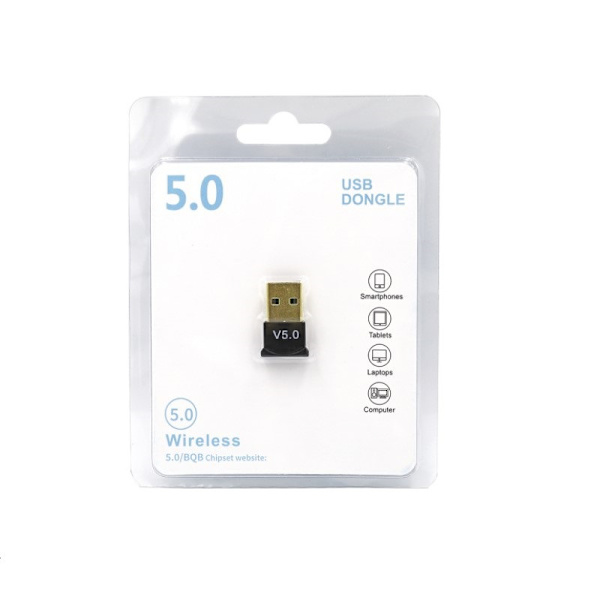 5.0 Bluetooth-adapter USB-adapter til stationær computer Driver-fri adapter Bluetooth-lydmodtager, 5-pak