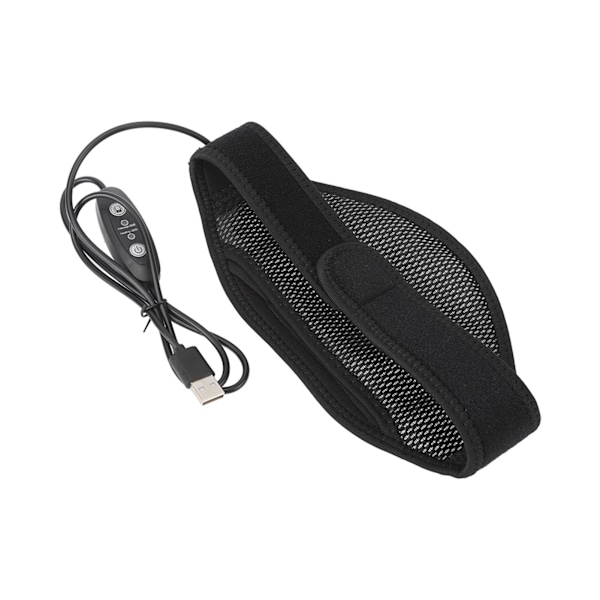 Opvarmning Nakkemassager 5 Gear Vibrationsmassage Vaskbar USB Opvarmet Nakke Wrap til Hjemmebrug Kontorarbejde