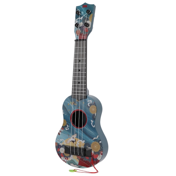 Barnleksak Ukulele Mini Plastgitarr Musikinstrument för Förskola Barn PresentBlå