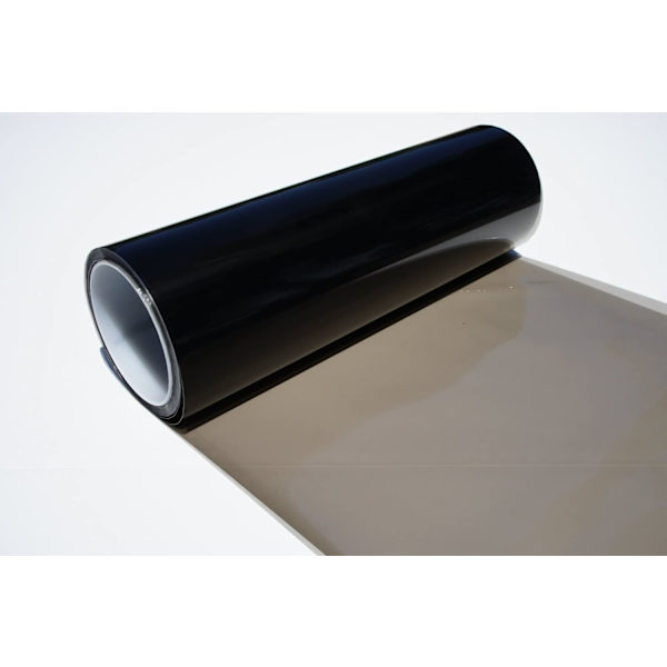 11 x 39 tommer selvklebende frontlykter, baklykter, tåkelys farget vinylfilm (lys svart)