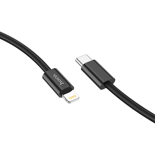 hoco. X68 PD todellinen värillinen lataus- ja datakaapeli iPhone13-puhelimelle, nopea lataus, nylonpunottu datakaapeli