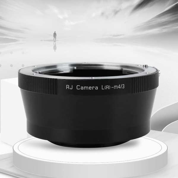 Metalobjektivadapterring til Leica LR-objektiv, der passer til Olympus M4/3 spejlløst kamera