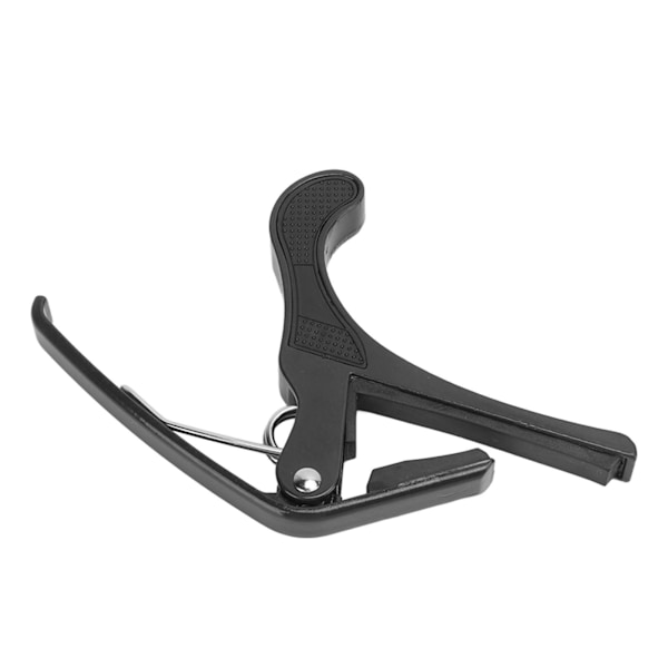 Gitarr Capo Alloy Snabbkoppling Elektrisk Gitarr Capo Set med 2PCS Gitarrplektrum för Banjo Mandolin Svart