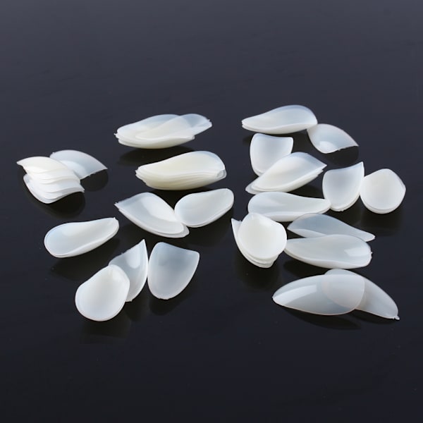 600 Spetsiga Stiletto Full False Nail Art Tips Akryl Naturvit Manikyr
