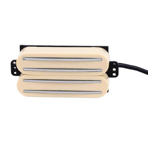 Elektrisk gitarr 4 spole pickup dubbel skena 4 blad låg brus metall elektrisk gitarr pickup för utbyte
