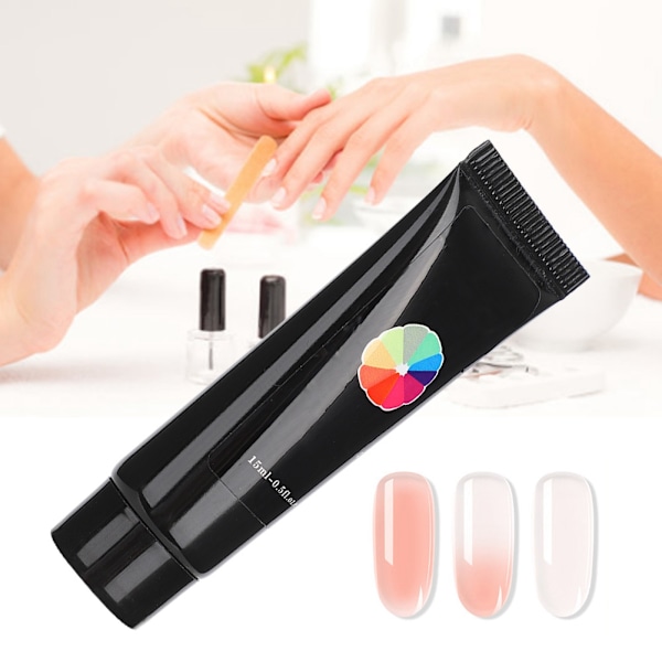 Kvinnors temperaturförändring nagel UV-gel gradientfärg nagelförlängning lim konst manikyr (03)