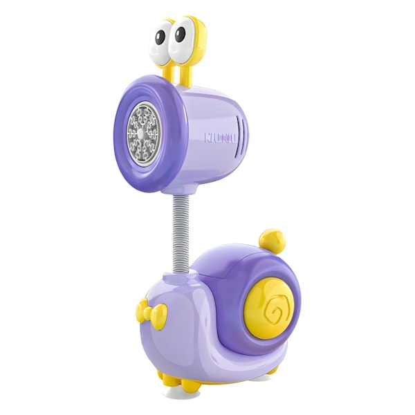 Snigel Automatisk Uppladdningsbar Bubbelmaskin för Pojkar och Flickor, Present från 3 år, Bubbelpistol med Belysning, Fantastisk Bubbelstav purple