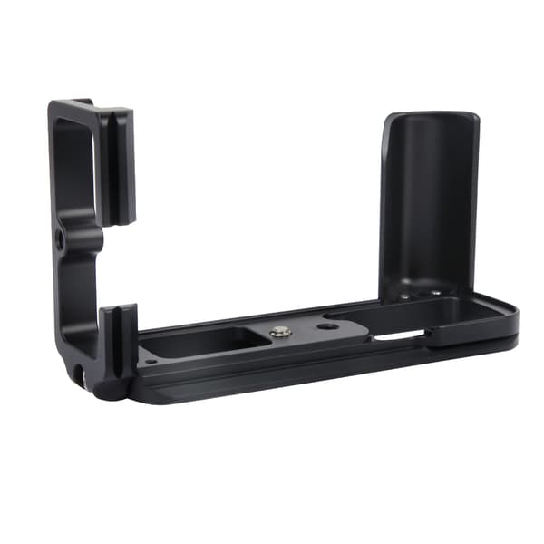 Holdbar sort L-formet kamerabeslag Quick Release lodret greb til FUJIFILM X T3