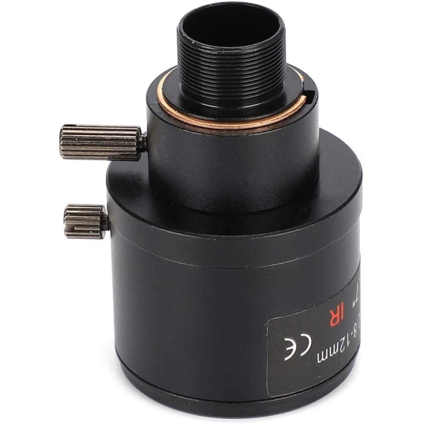 2st 2,8-12 mm CCTV-kameraobjektiv, 1/2,7 3MP 2,8-12 mm M12 HD manuell zoom M12-fäste CCTV-kortobjektiv för säkerhetskamera