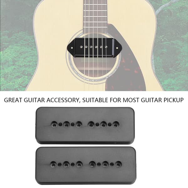 2 st plastgitarr pickup bobbin 50/52 mm poldelningar för P90