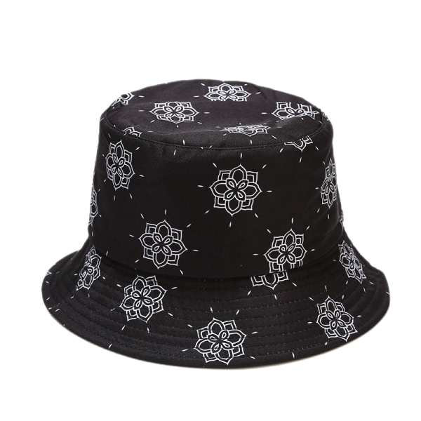 Söt Bucket Hat Beach Fisherman Hattar för kvinnor, vändbara dubbelsidiga unisex (HATB037)