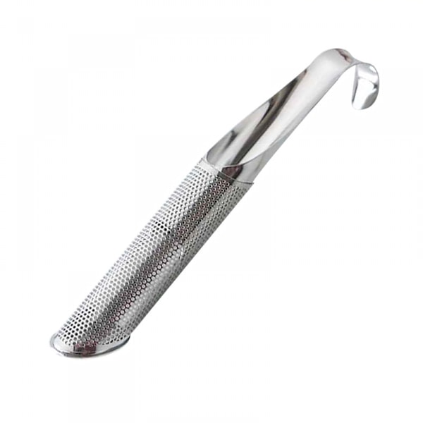Teinfuser-rør til løs te, rustfrit stål te-diffuser-pind til te-filter, fintmasket Obsterm te-si-stav