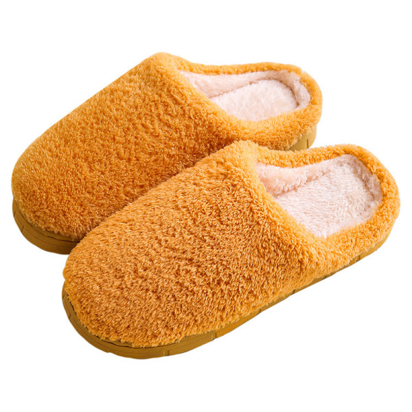 Söta tofflor för kvinnor, hustofflor med memory foam fleece mjuk plysch inomhus skor för utomhusbruk (storlek: 6,5-7)