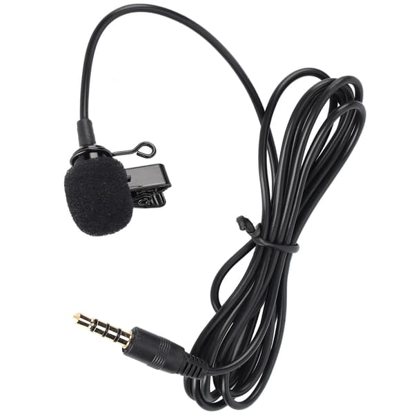 Klipsmikrofon Wearable Lavalier Lapel Professional for Computer Smartphone Tablet(M1 Single Head )