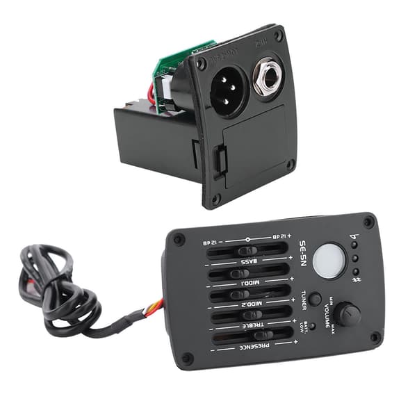 SE‑5N 5-bånds EQ-equalizer pickup-tuner til akustisk guitar, musikinstrument tilbehørssæt