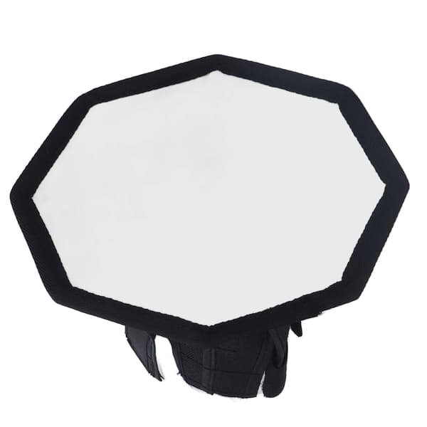 Kamera Softbox Nylon Åttekantet 20 cm Sammenleggbar Blitslys Diffuser Softbox med Oppbevaringspose for Fotografering