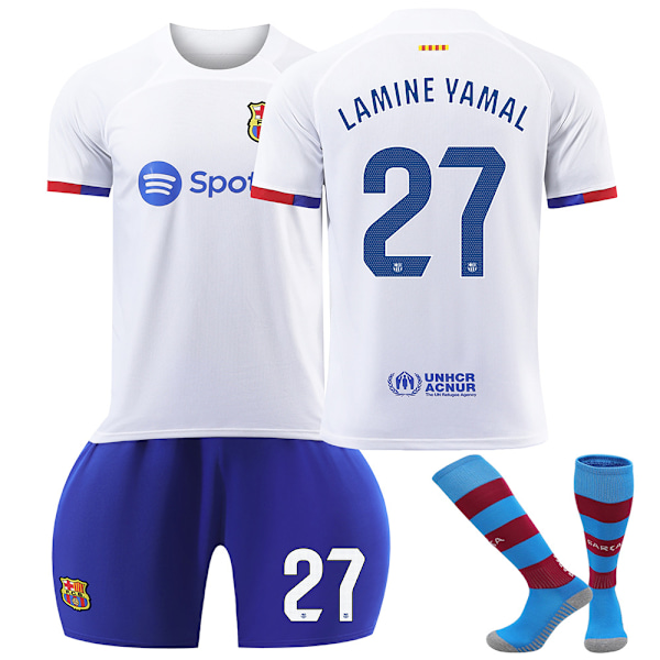 LAMINE YAMAL FC BARCELONA ADV MATCH BORTEDRAKT 2023/24 XS No.27