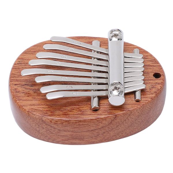 Mini Tommelfingerklaver Massivt Træ Slidstærkt Bærbart Vidunderlige Lyde Kalimba til Børn