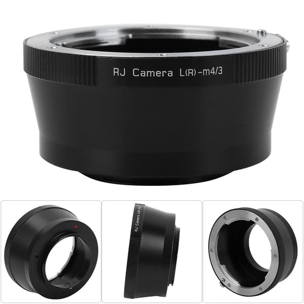 Metalobjektivadapterring til Leica LR-objektiv, der passer til Olympus M4/3 spejlløst kamera