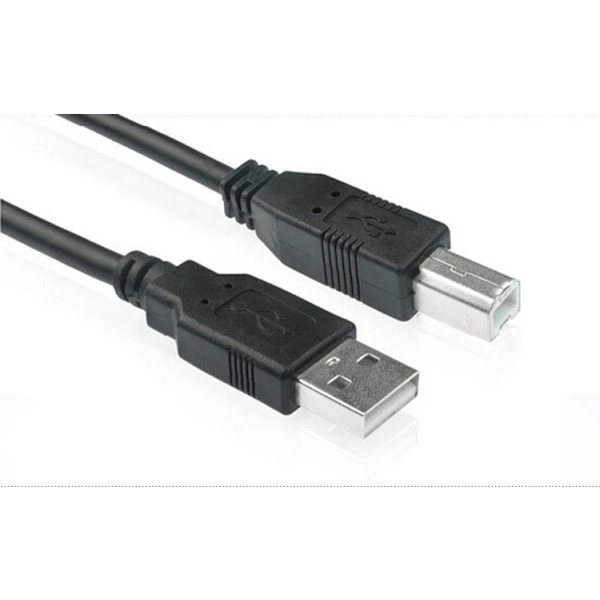 3 meter sort USB standard 2.0 firkantet port udskrivning kabel kabel printer datakabel alle kobberbånd magnetisk ring afskærmning