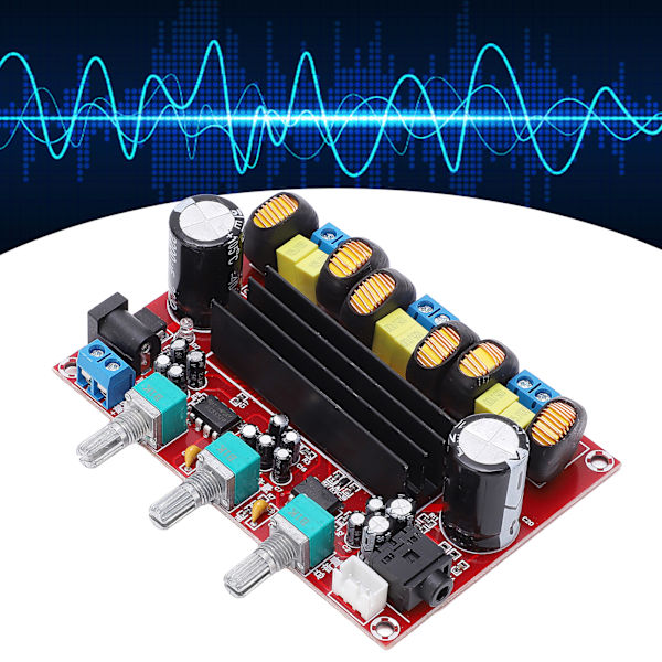 Digital Power Amplifier Board XHM139 TPA3116D2 2x50W+100W 2.1 Kanal Power Amplifier Modul 1224V