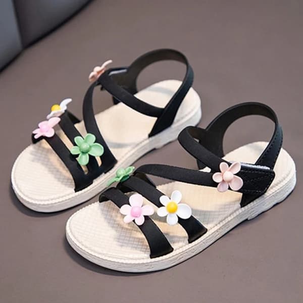 Sommer Børns Sorte Sandaler 33(19.5cm)