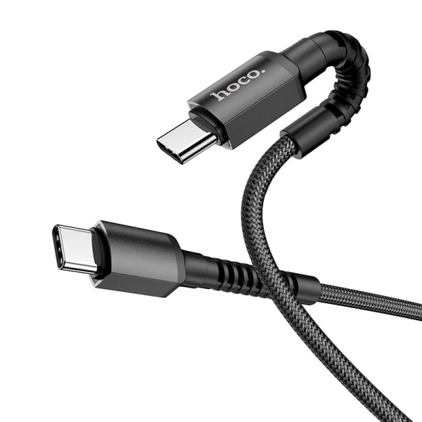 hoco. X71 Type-C til Type-C lade 60W datakabel Android-telefon aluminiumlegering flettet kabel