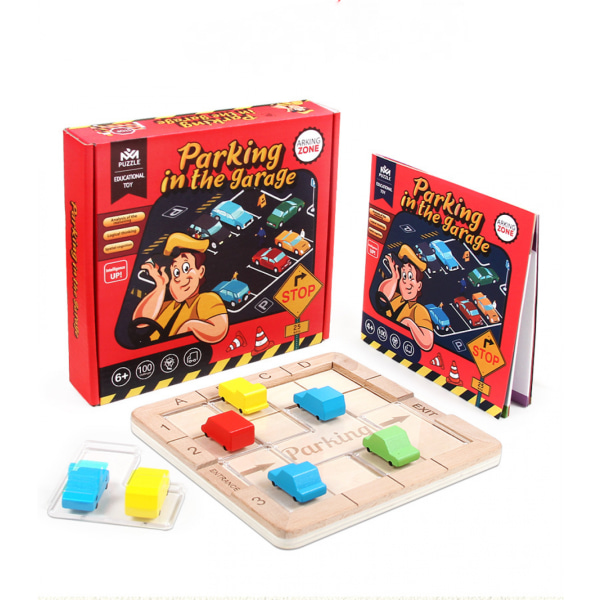 Traffic Jam Logic Game och STEM Toy för pojkar och flickor från 5 år och uppåt - Juniorversion