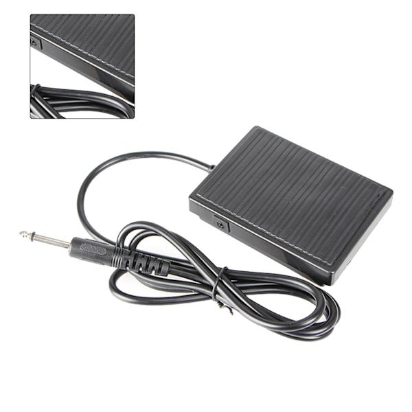 Universal Sustain Damper Pedal Skridsikker Gummimåtte Elektronisk Fodpedal til Klaver Keyboard