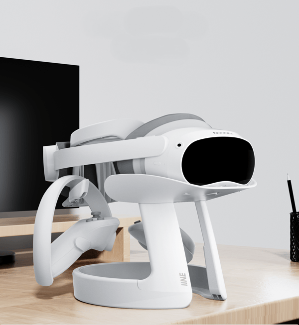 VR-stander, displayholder til Oculus Quest 2/ Quest/Rift S/Valve Index-headset og Touch Controllers-tilbehør