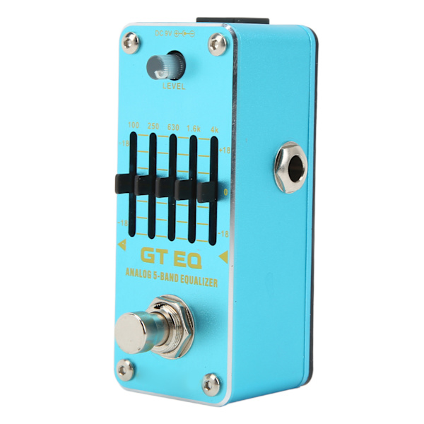 Elektrisk gitarr equalizer GT EQ Analog 5 band singel True Bypass instrument tillbehör