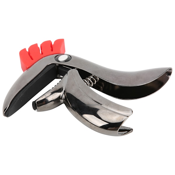 Fugleformet guitar capo i zinklegering - nemt skift mellem folk og pop - musikalsk instrument tilbehør - blank sort