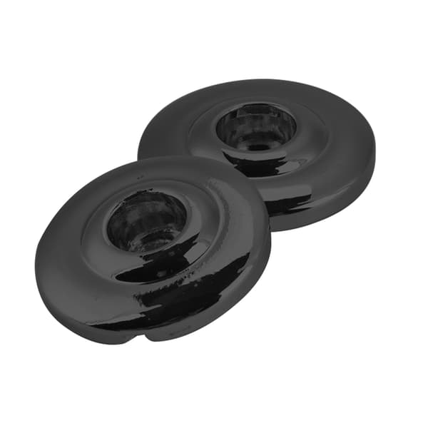 2PCS String Tree Retainer med skruv Elektrisk bas delar tillbehör (svart)