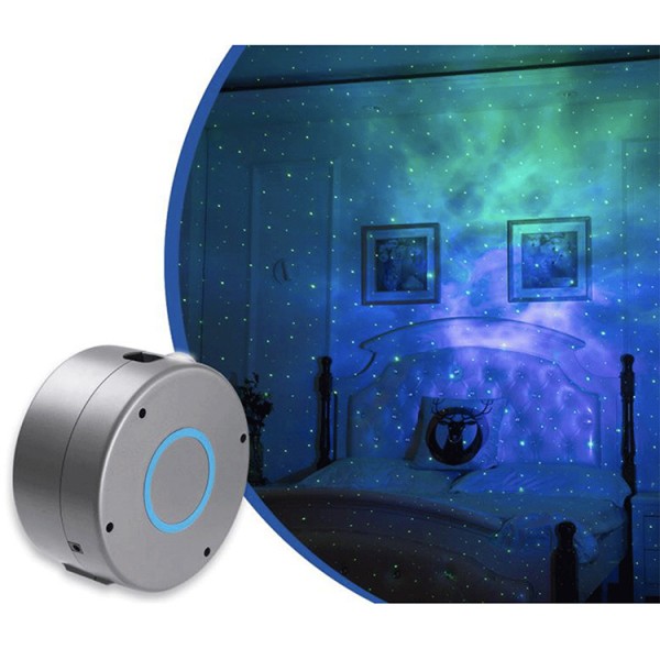 Stjerneprojektorlys, LED-nattelys, Galaxy Nebula-loftprojektorlampe, med fjernbetjening og timer, til børne- og voksensoveværelsesfest, den bedste gave