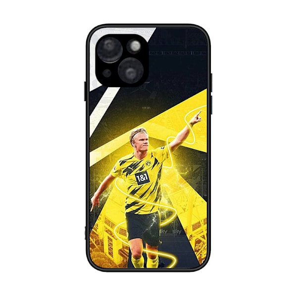 Man City FC Erling Haaland 2022/23 Førstelag Mykt Gel-etui Kompatibelt Med iPhone 13 Pro Max