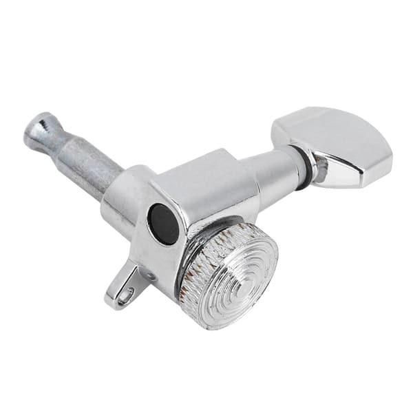6 st 6R strängstämningsmekanismer stämhuvud för akustisk elgitarrtillbehör (silver)