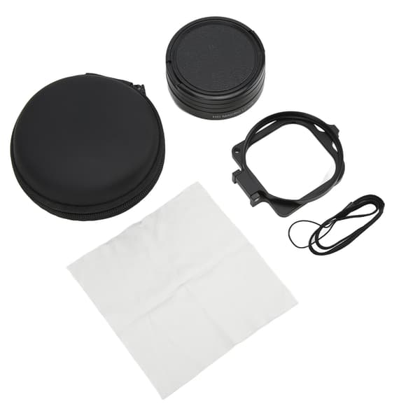 JUNESTAR 16x HD makroobjektiv rød lilla dykkerfilter 58 mm adapterring objektivdæksel til Hero 9