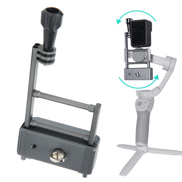 Sunnylife Kamerastabilisator Monteringsplatta Adapter för GoPro9/8/Osmo Action/Osmo Mobile 3/4