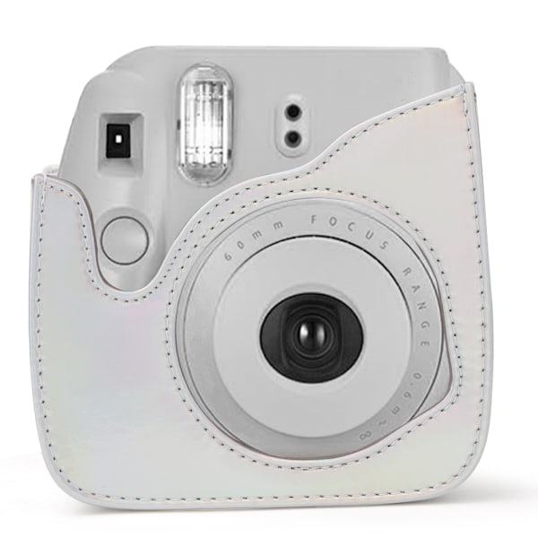 Skyddande väska med axelrem för Instax Mini 8/8+9 (Silver)