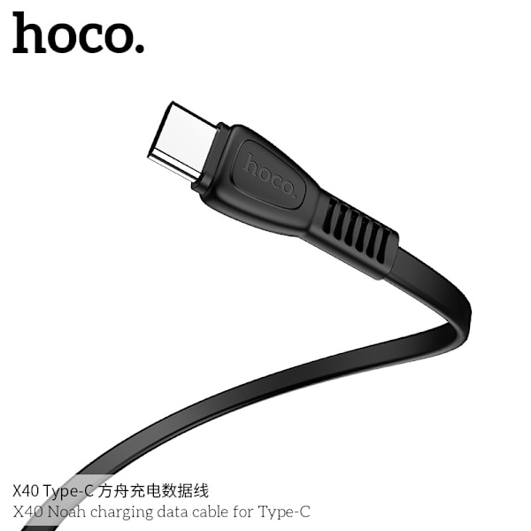 hoco. X40 Ark lämplig för datakabel typ-c universell mobiltelefon hållbar USB-laddningskabel