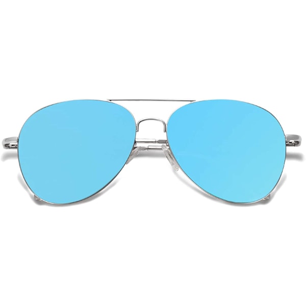 Klassiska Aviator Solglasögon för Kvinnor Män Metallram Fjädergångjärn SJ1030