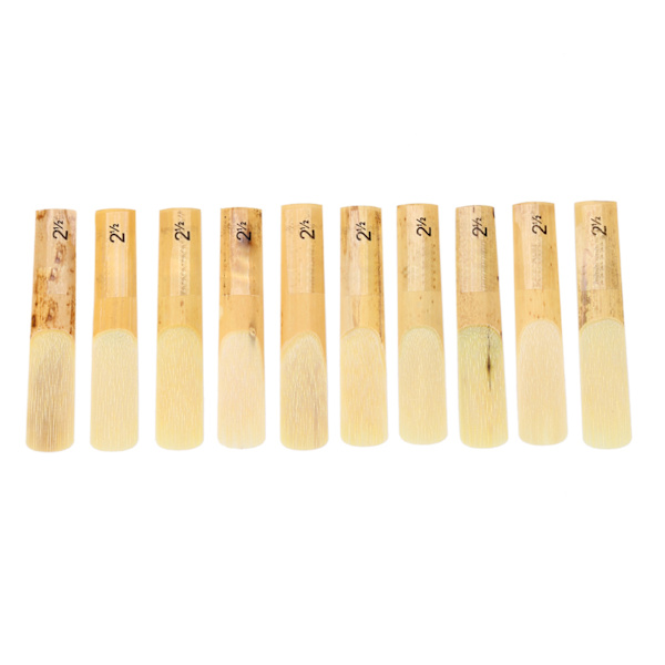 10 stk. Plast 2.5 Sopran Saxofon Mundstykke Rør Reparation Dele Reparation Rør Tilbehør