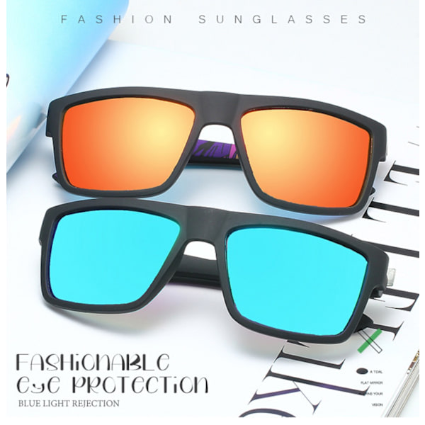 grinderPUNCH Retro Hip Hop Square Flat Top Aviator Sunglasses