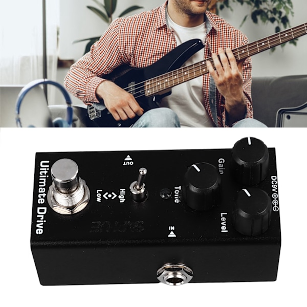 Elektrisk gitarr effektpedal bärbar multieffekt exakt chorus gitarrpedal för prestanda Ultimate Drive(02)