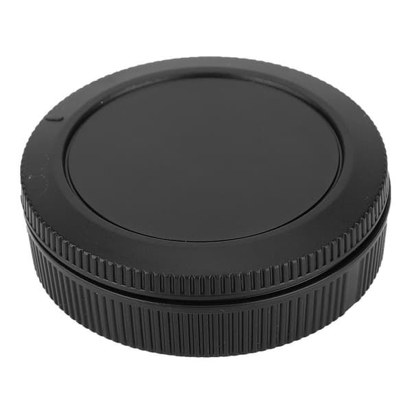 Bærbart plastikkamera, krop, front, bag, objektivdækselsæt til Canon EOSR full-frame kamera, sort