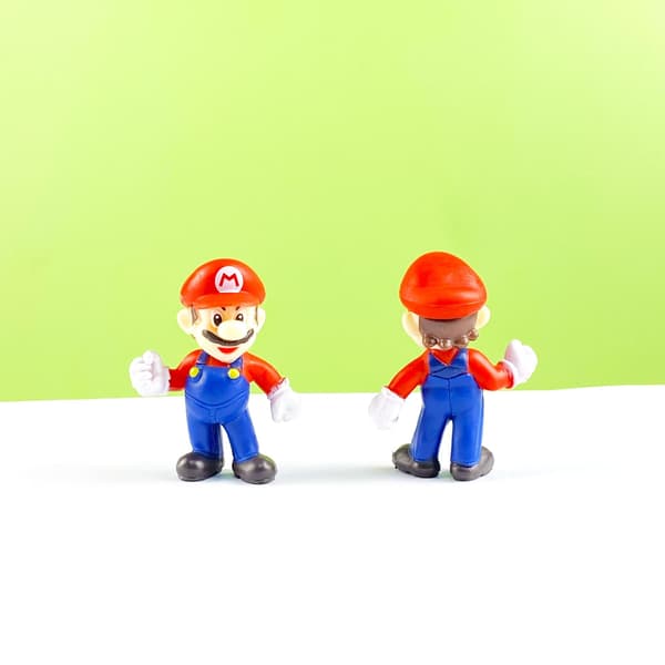 18 Super Mary Blind Box Håndlagde Mario Spillleker, Dukker, Vridde Egg, Bilkakepynt