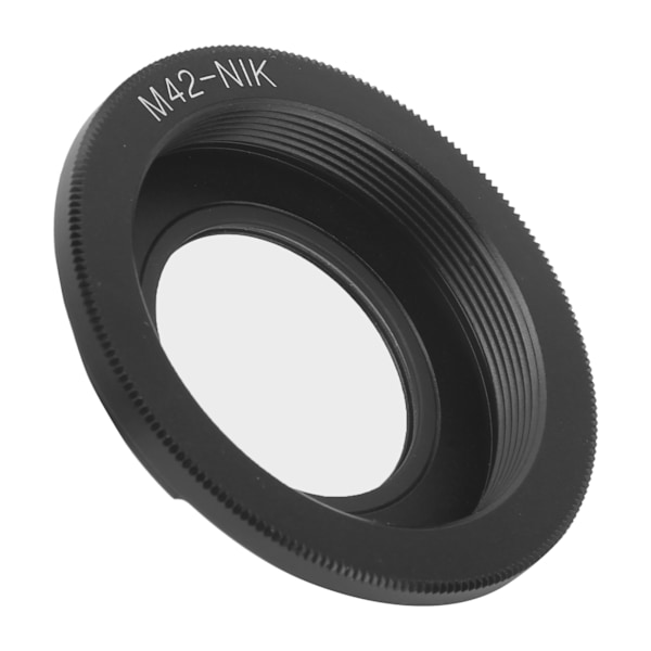 M42-AI objektivadapter för M42 skruvobjektiv till Nikon AI-kamerahus i legering optiskt glas