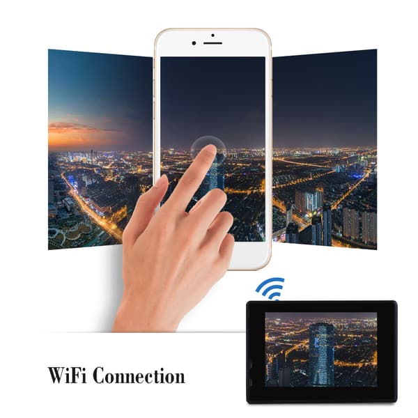 Ultra 4K HD Wifi teräväpiirto 1080P vedenpitävä urheilukamera (hopea)